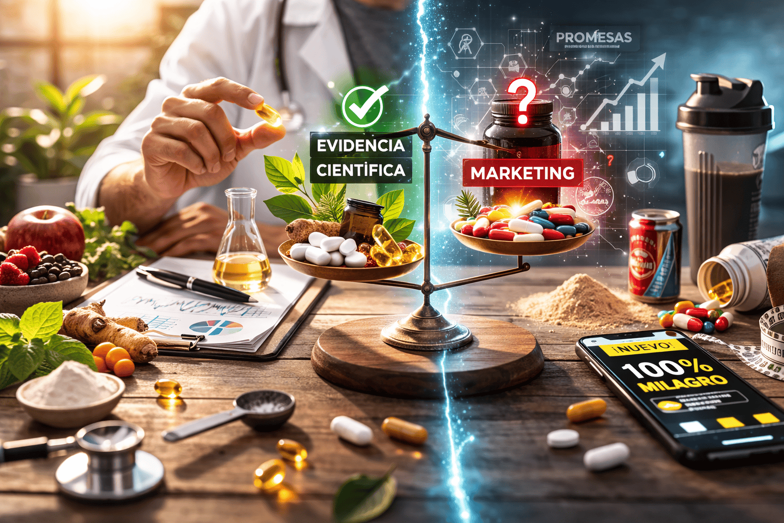 Suplementos que realmente funcionan vs. los que son puro marketing